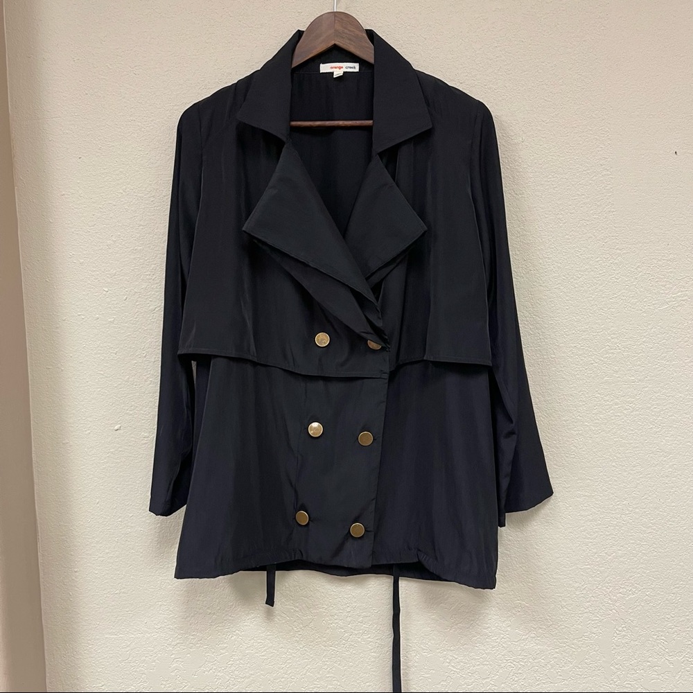 Orange Creek S/M Lightweight Jacket with Brass Buttons